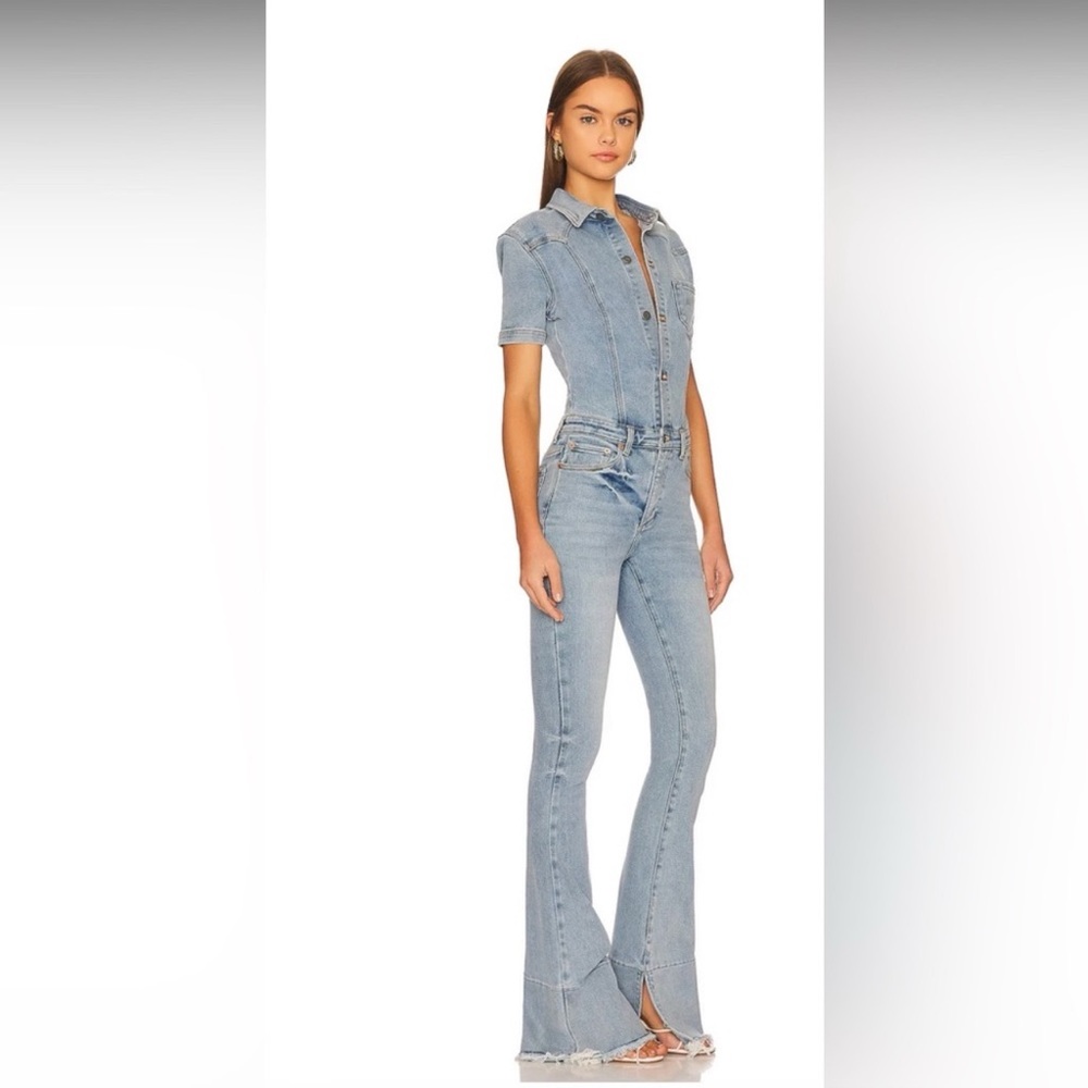 Brand New SER.O.YA Fallon Denim Jumpsuit Size XS - Picture 6 of 17